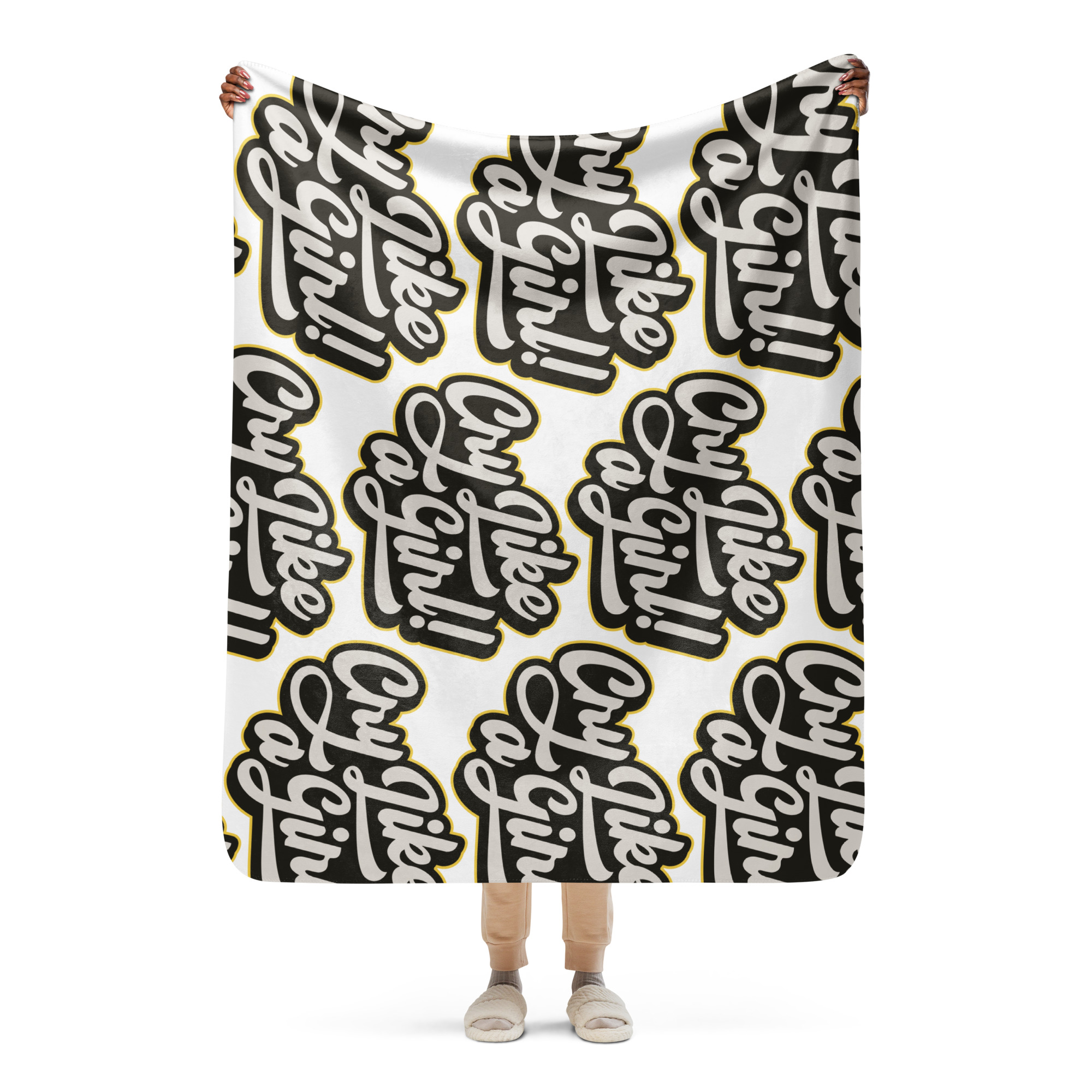 Cry Like A Girl Sherpa Blanket - Image 3